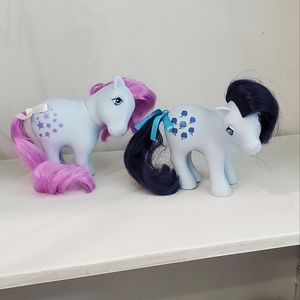 Like New 35th Anniversary Retro My Little Pony BlueBelle & AppleJack!